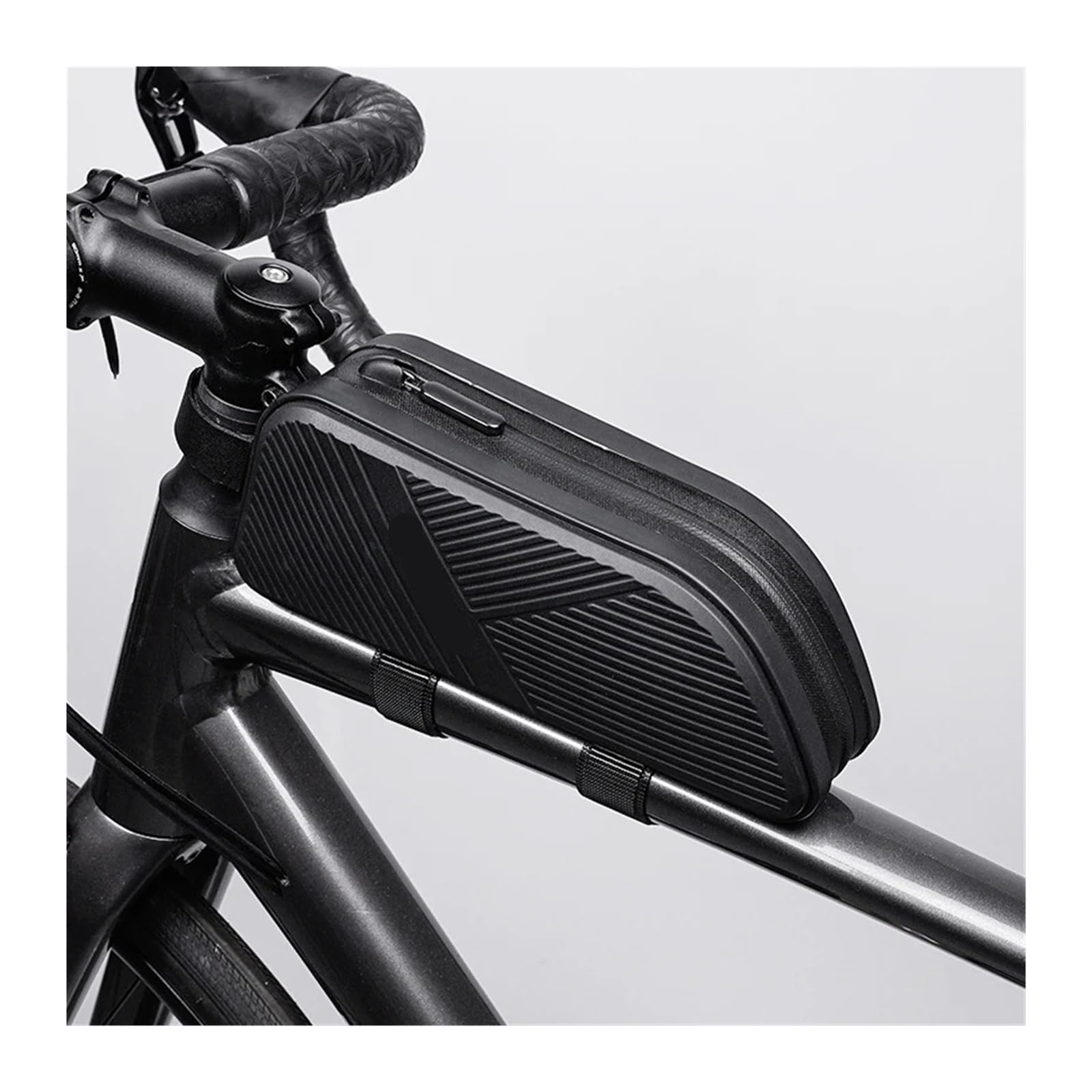 Borsa for tubo superiore for bicicletta in TPU impermeabile da 1 pezzo | Conserva il telefono e i piccoli oggetti for il ciclismo all'aperto.