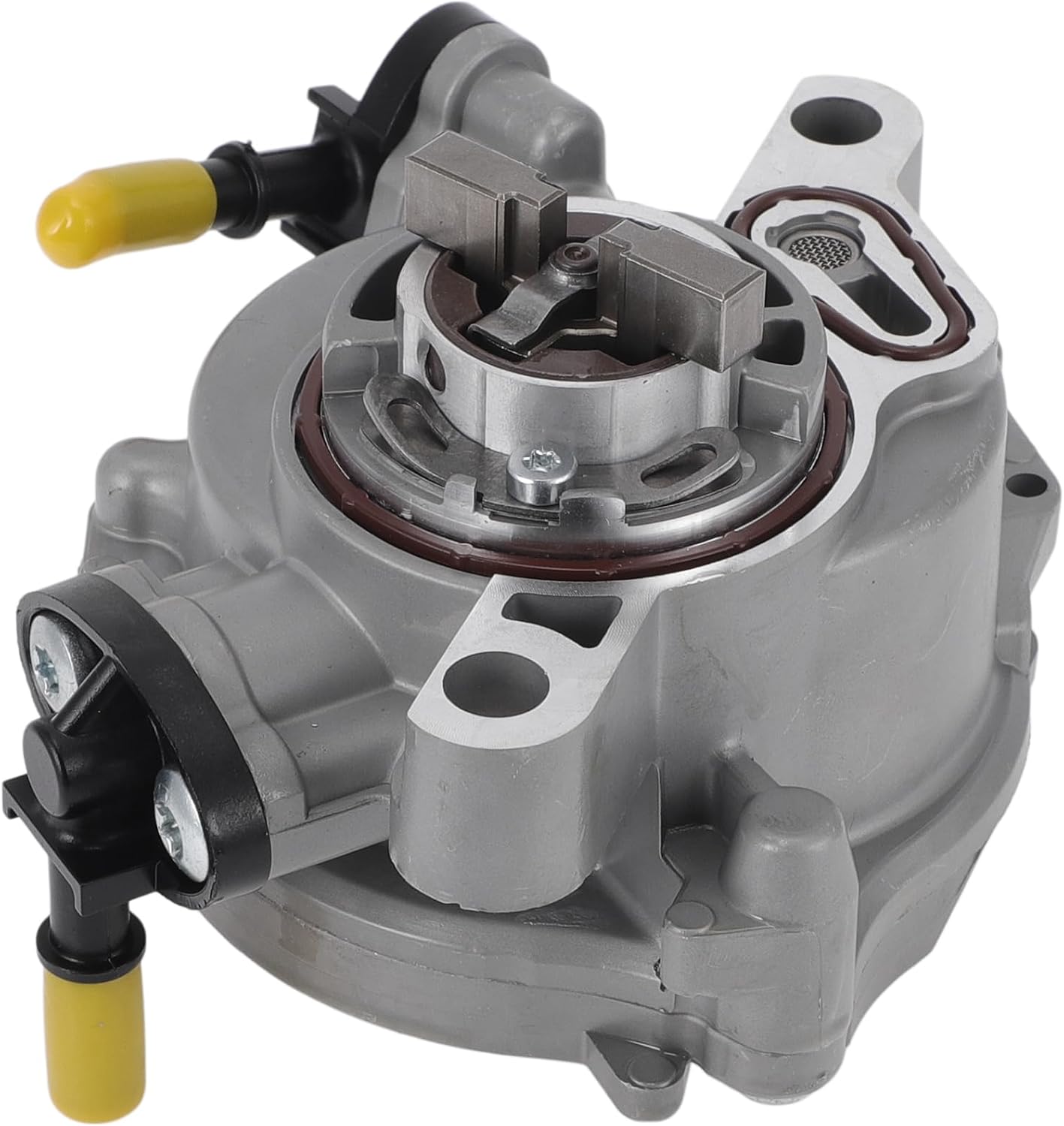 Brake Vacuum Pump No.9804021880 Engine Vacuum Pump for Peugeot 206 Aluminum Alloy Silver Tone 1 Pcs