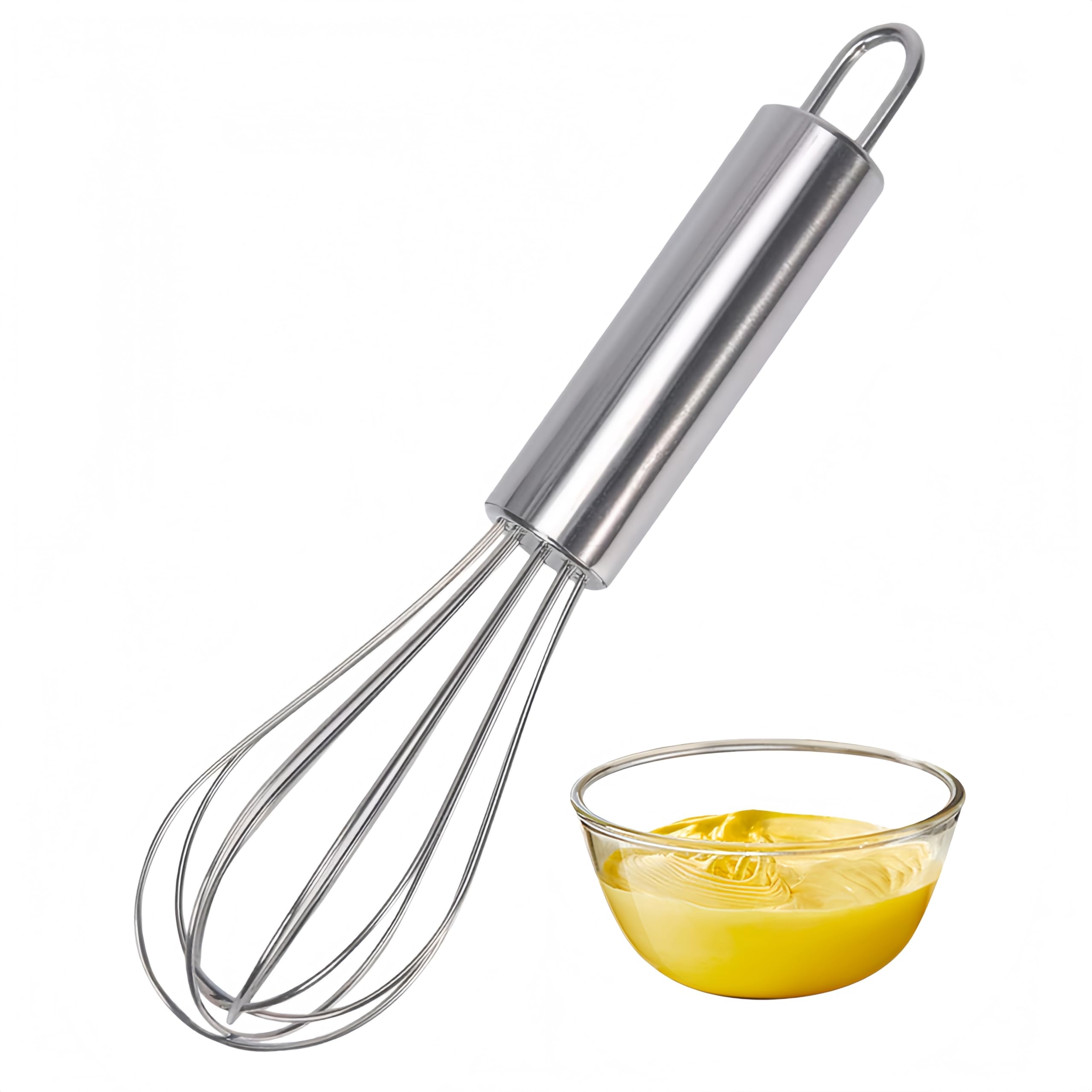 Stainless Steel Whisk (6 inches, Silver)1