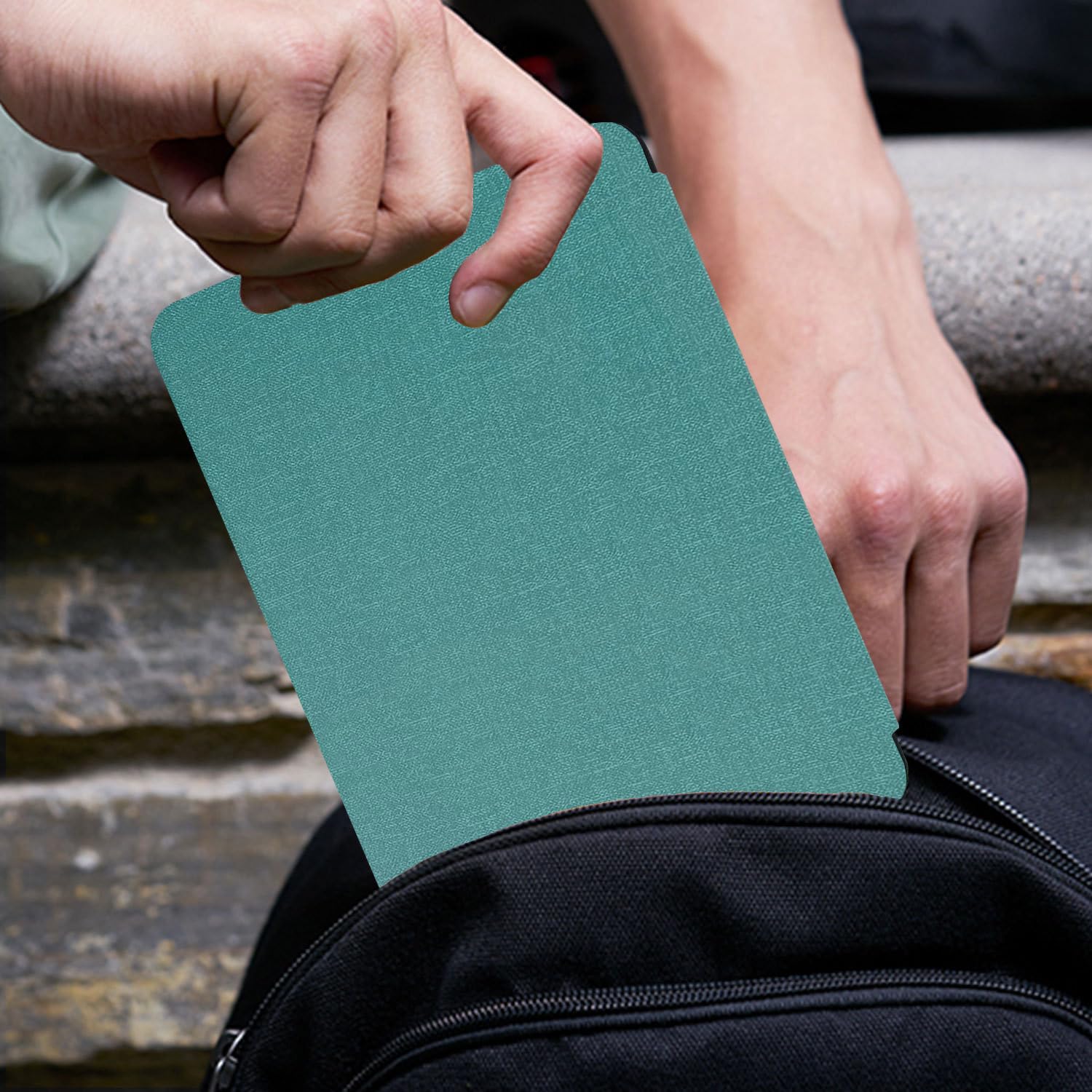 Cover per Kindle Paperwhite 7" 12ª Gen 2024, Colorsoft Signature Edition 2024, Ultra Sottile Leggera, Sleep/Wake B1-Verde