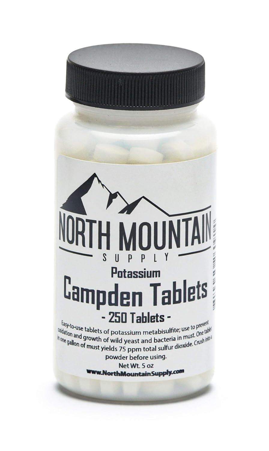 North Mountain Supply Campden Tablets (Potassium