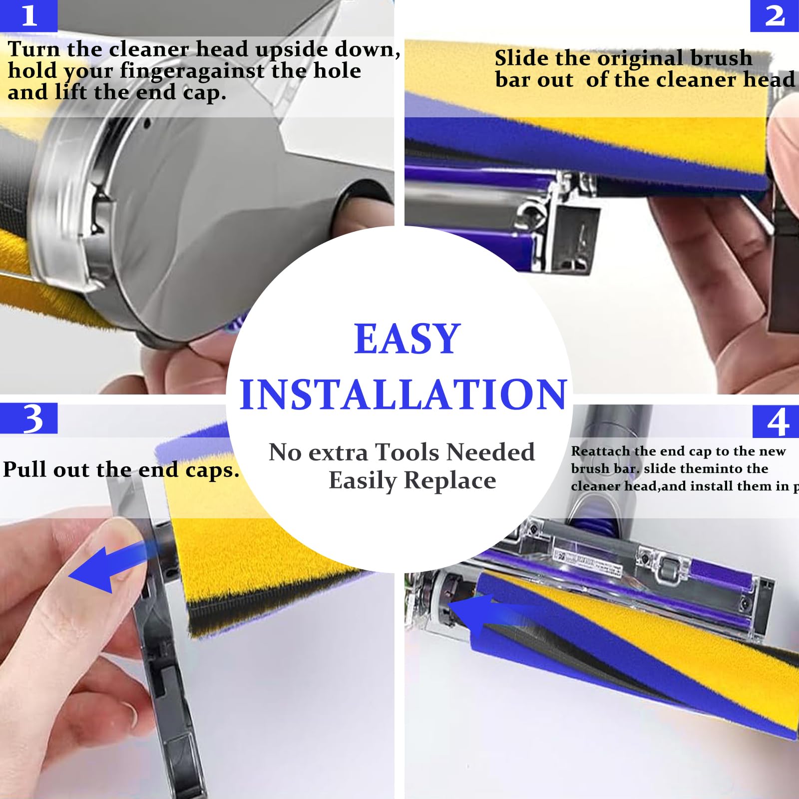 Wałek szczotkowy do odkurzacza Dyson V15 Detect Slim Absolute Total Clean Extra części zamienne (V15 szczotka z filtrem)