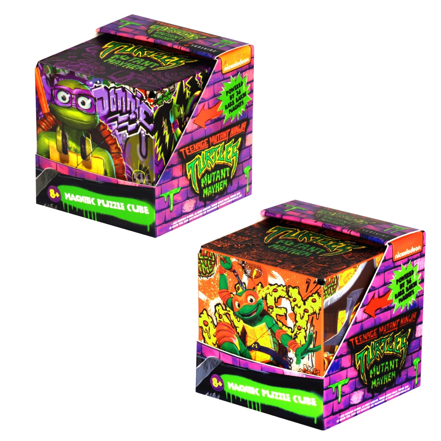 SHASHIBO Teenage Mutant Ninja Turtles Shape Shifting Box - Donnie Series 2 + Mikey Series 1