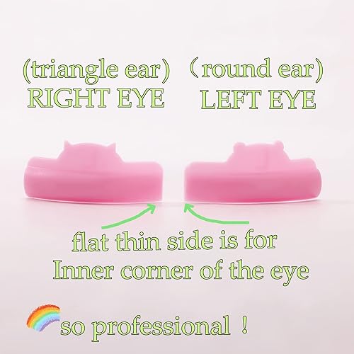 Miniatura 6 de Almohadilla de elevación de pestañas sin pegamento en los párpados, protectores de elevación de pestañas rosadas, barra de permanente esmerilada,