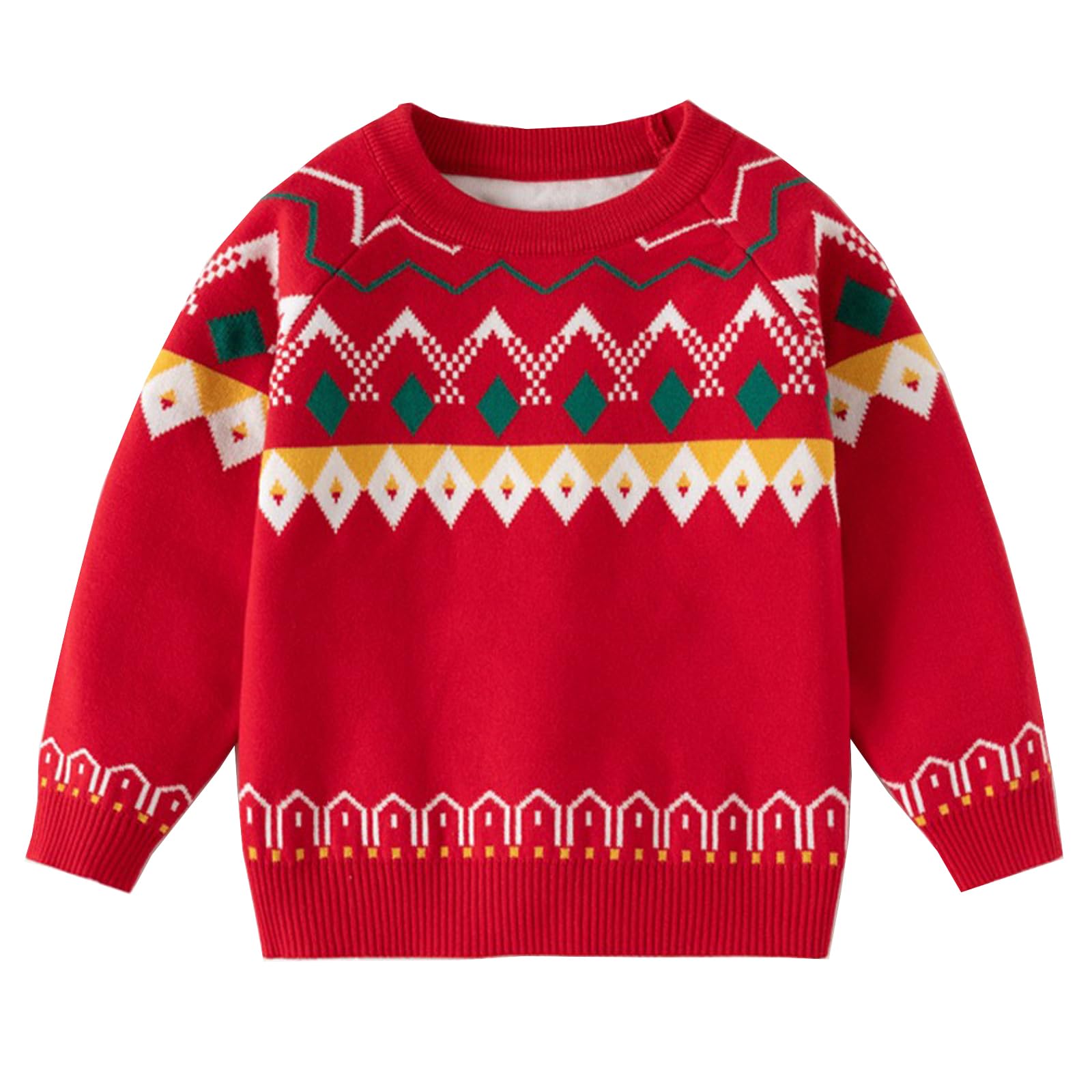 Ugly Christmas Sweater for Girls Funny Xmas Knit Pullover Shirts Kids Child Holiday Jumper Tops Outfit 2-14 Years