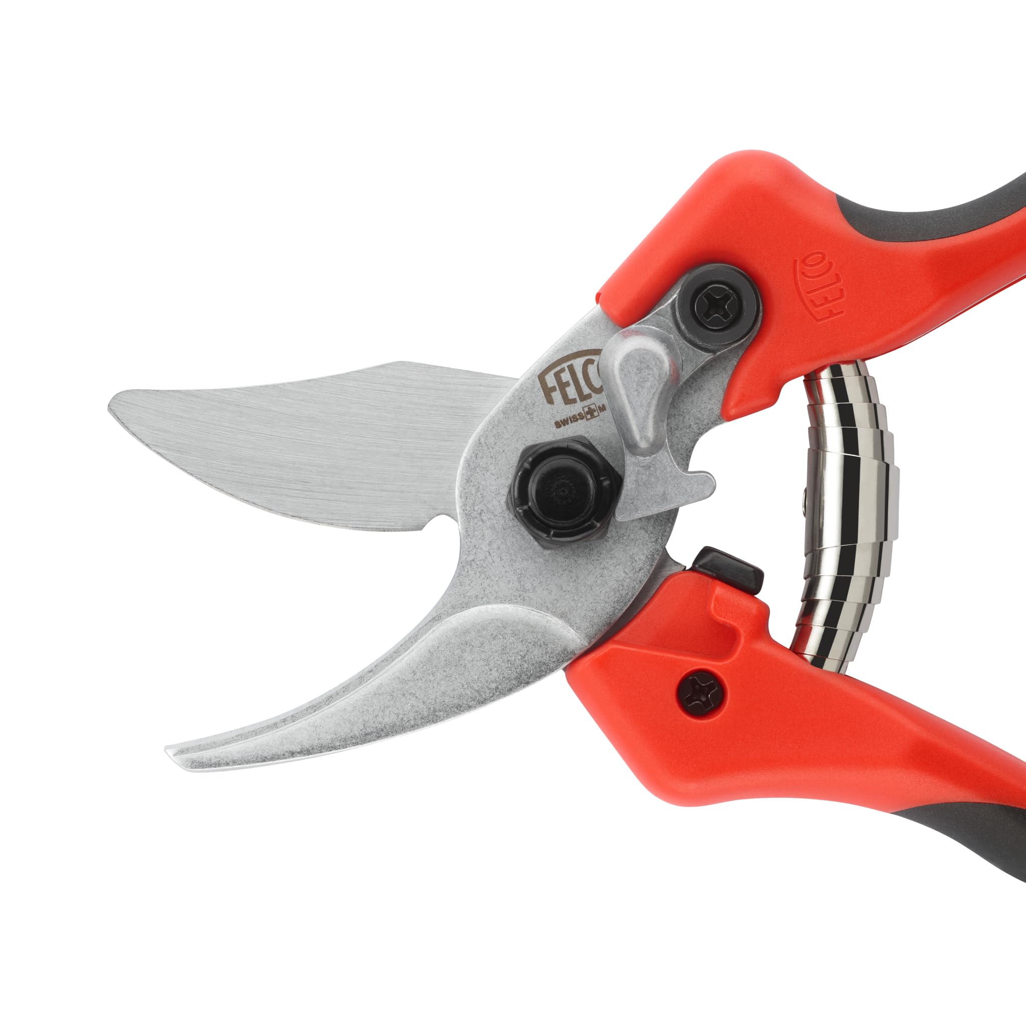 FELCO 171M Sécateur de jardin professionnel 20 mm pour main droite, lame en acier carbone trempé, poignées ergonomiques PU antidérapantes, sécateur jardinage Swiss Made 200 mm