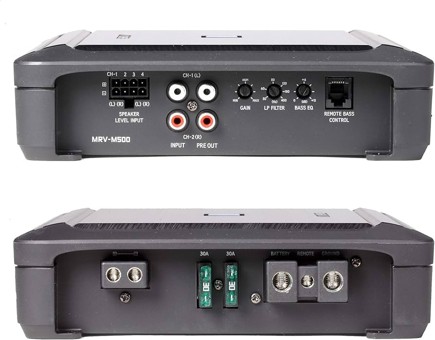 ALPINE P&A 500W アンプ Alpine V-Power MRP-M500 1-Channel 500W RMS Car Amplifier