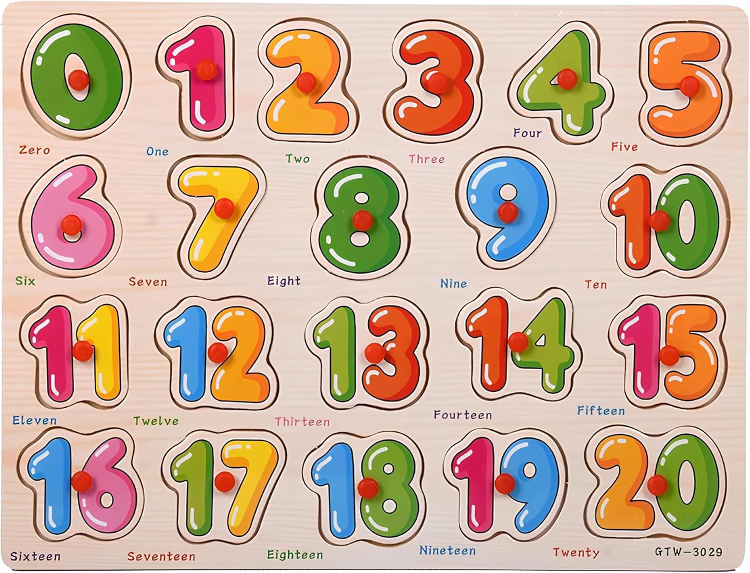 5-Pack | Alphabet, Numbers, Shapes, Vehicles & Fruits Wooden Puzzles for Toddlers 3-5 Years Old – ABC, 1-20, Shape, Vehicle & Fruit Learning Toy with Puzzle Board & Blocks, Educational Toy Gift