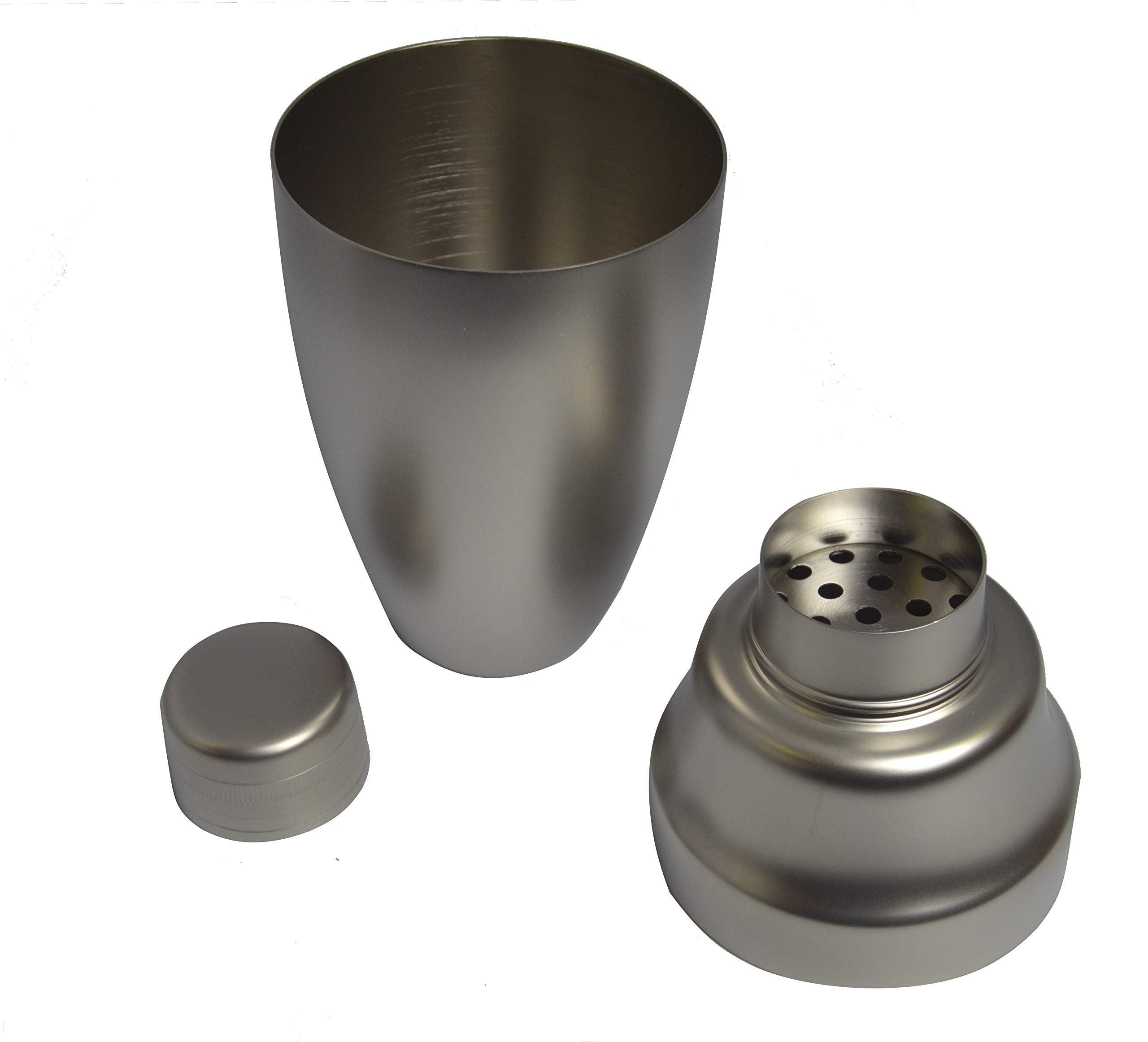 Yukiwa, shaker da cocktail, 3 pezzi, prodotto in Giappone, 2 misure disponibili (argento opaco, 36 cl)