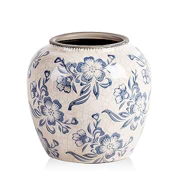 日本 骨董品 磁器 花瓶 青花 Amazon.co.jp: 中国のアンティークの青花磁器の振り子 青と白の