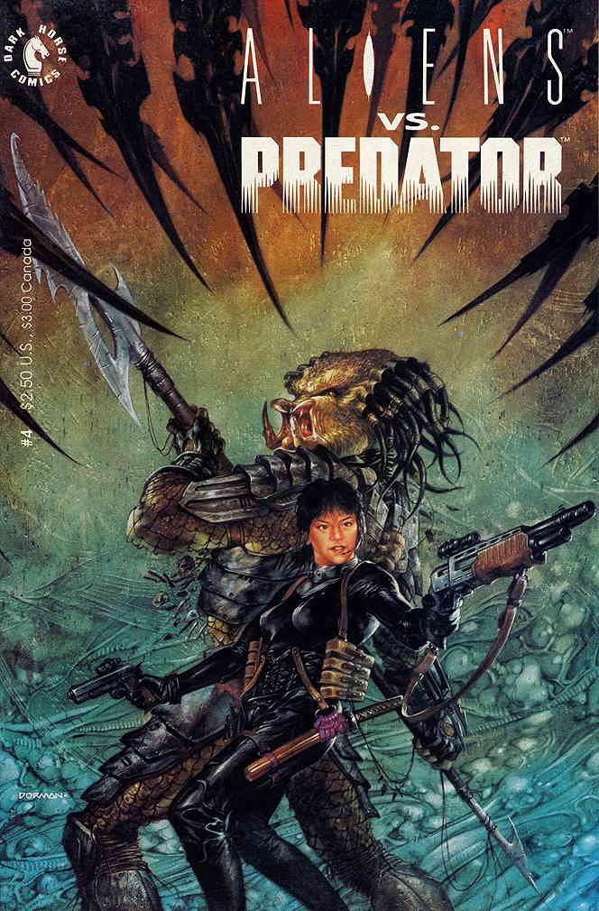 Amazon.com: Aliens vs. Predator #4 VF ; Dark Horse comic
