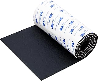 Cuttable Felt Furniture Pads with Sticky Backing,40x6 inch Self Adhesive Felt Sheets,Heavy Duty Felts Strip Roll Felts Tape Protect Hardwood Floors No Scratches No Noise