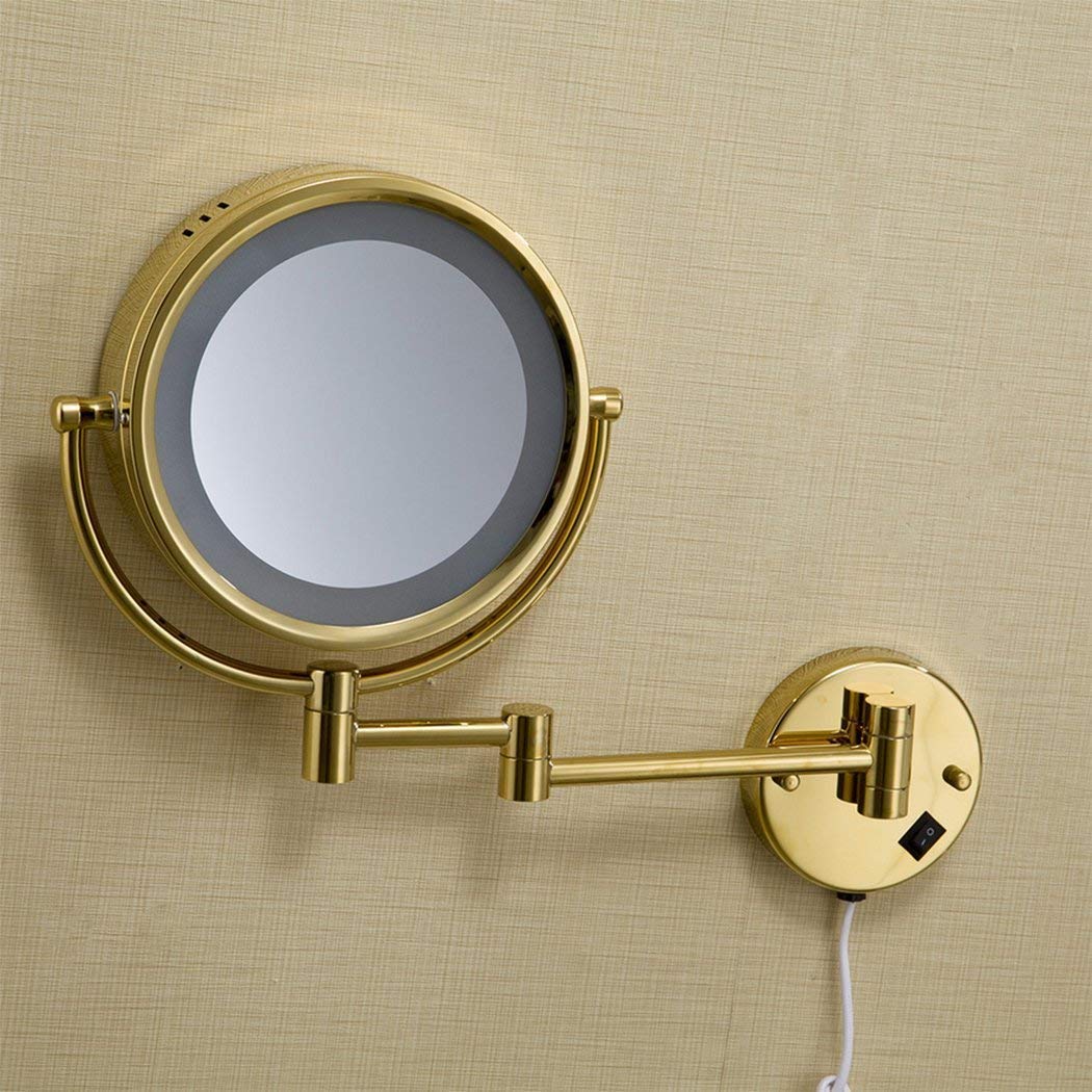 Miroir tournant continental pour éliminer les zones d'ombre du visage