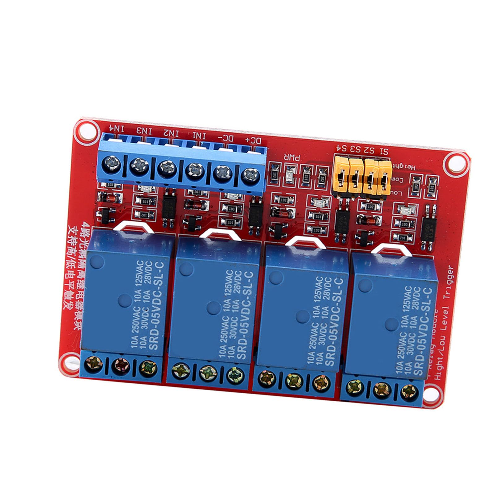 Modulo Relè Fotosensibile 5V - 4 Set Per Automazione, Controllo Luce Automatico Giorno/notte, Regolazione Sensibilità