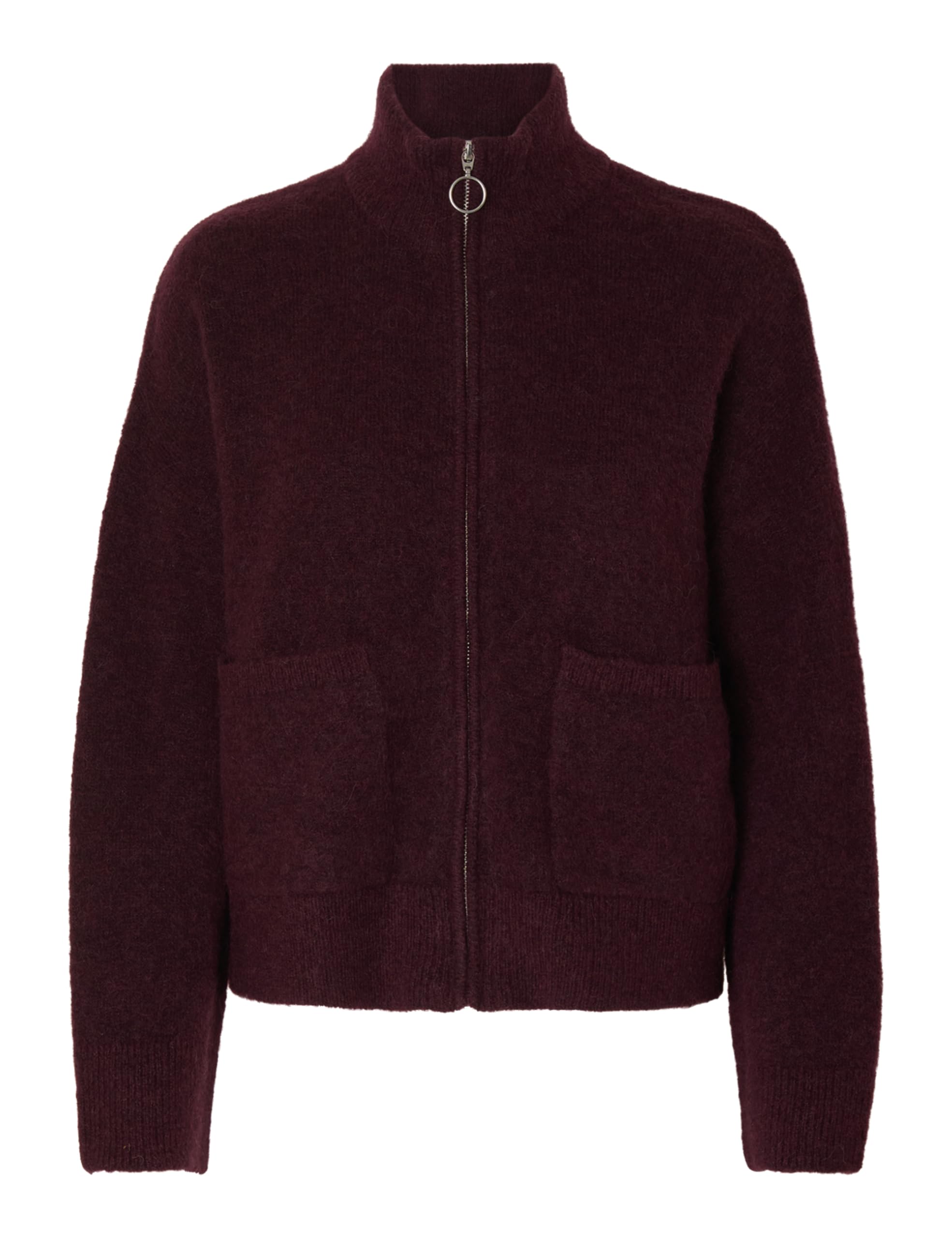 SELECTED FEMME Female Wool Blend Cardigan, FIG, M