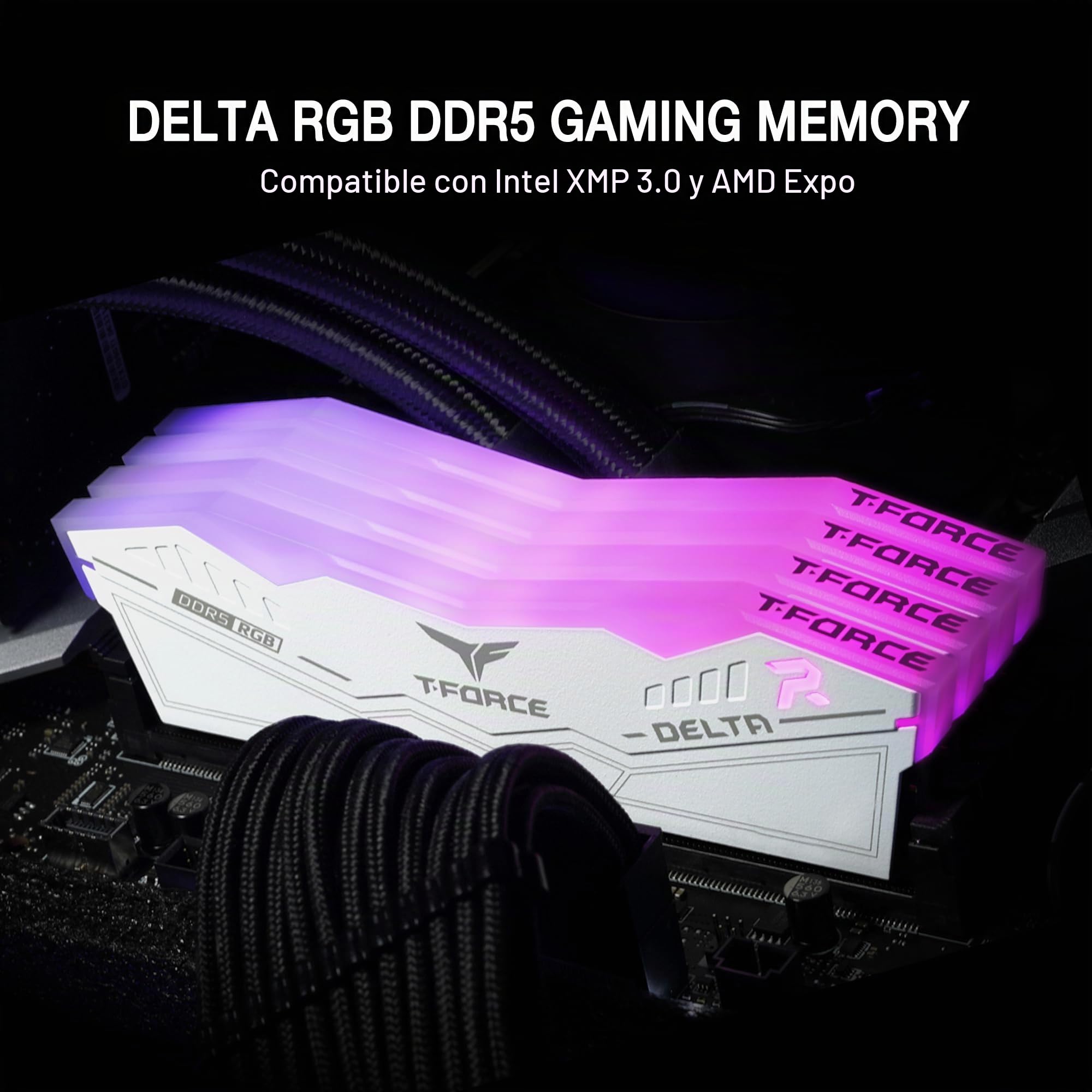 Team Group Delta Rgb Memoria 32 Gb 2 X 16 Gb Ddr5 288-Pin Dimm (T