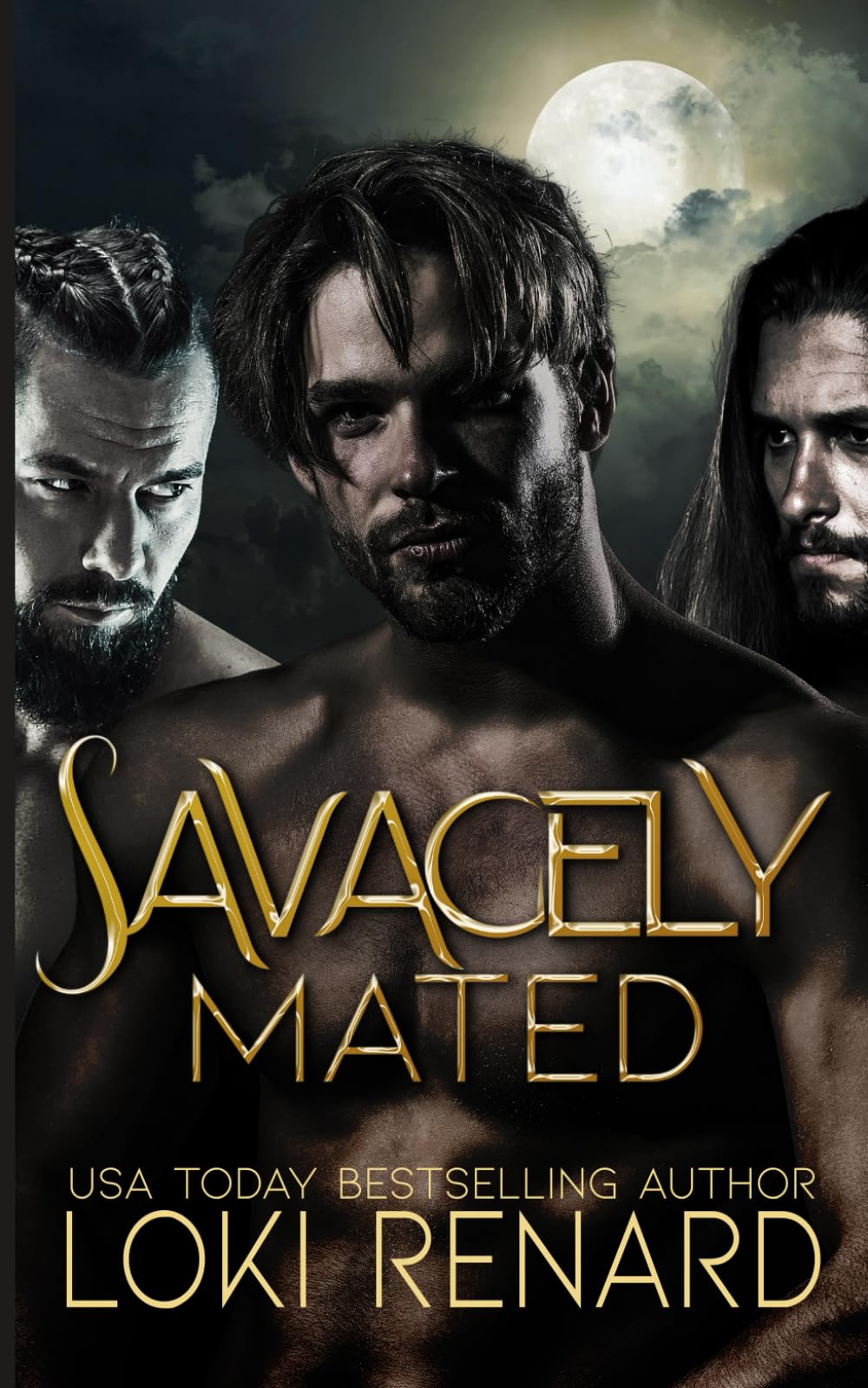 Savagely Mated: A Dark Wolf Shifter Romance (Shared Mates)