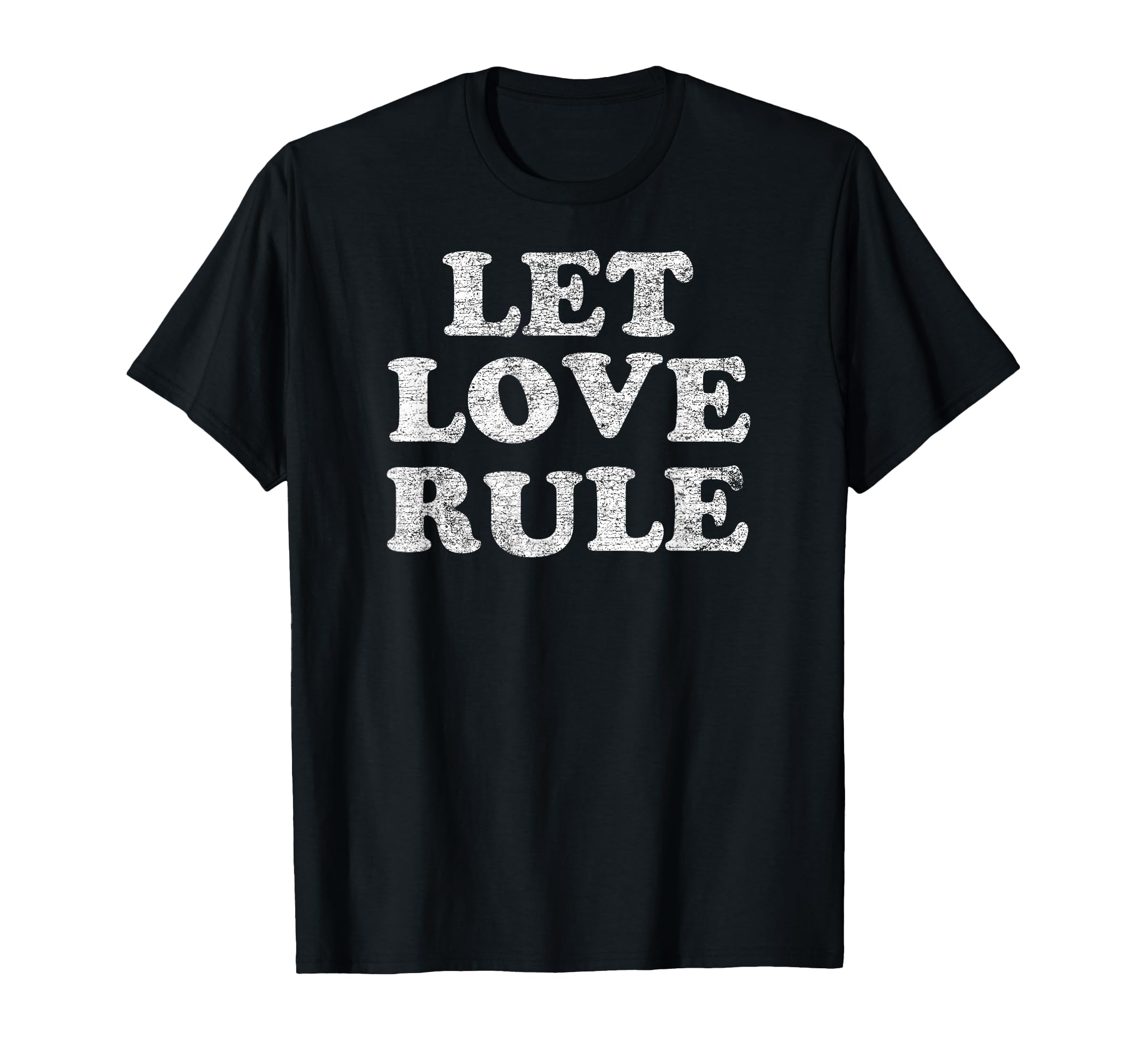Lenny Kravitz Let Love Rule Text T-Shirt