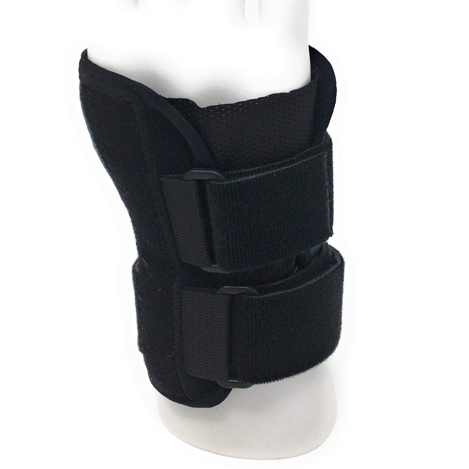 Champion Wrist Splint, Universal Fit, Maximum Support, Airmesh Fabric, Black, Large (Left Hand)