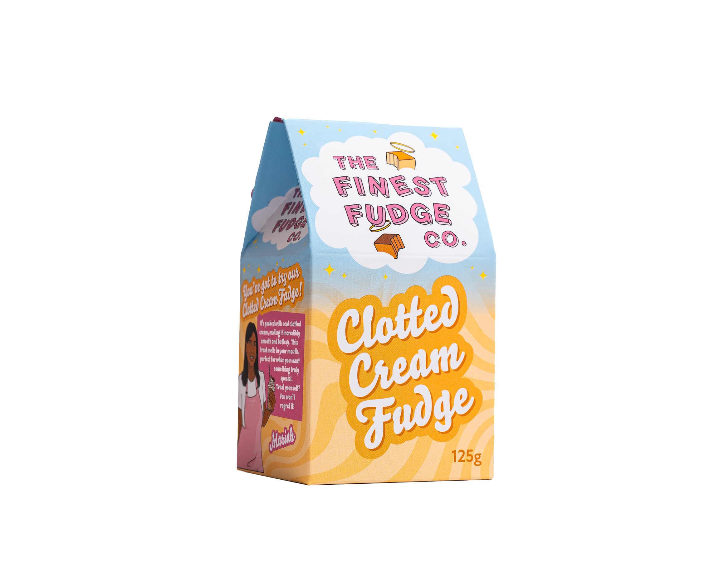 Clotted Cream Crumbly Fudge Gift Box By The Finest Fudge Co