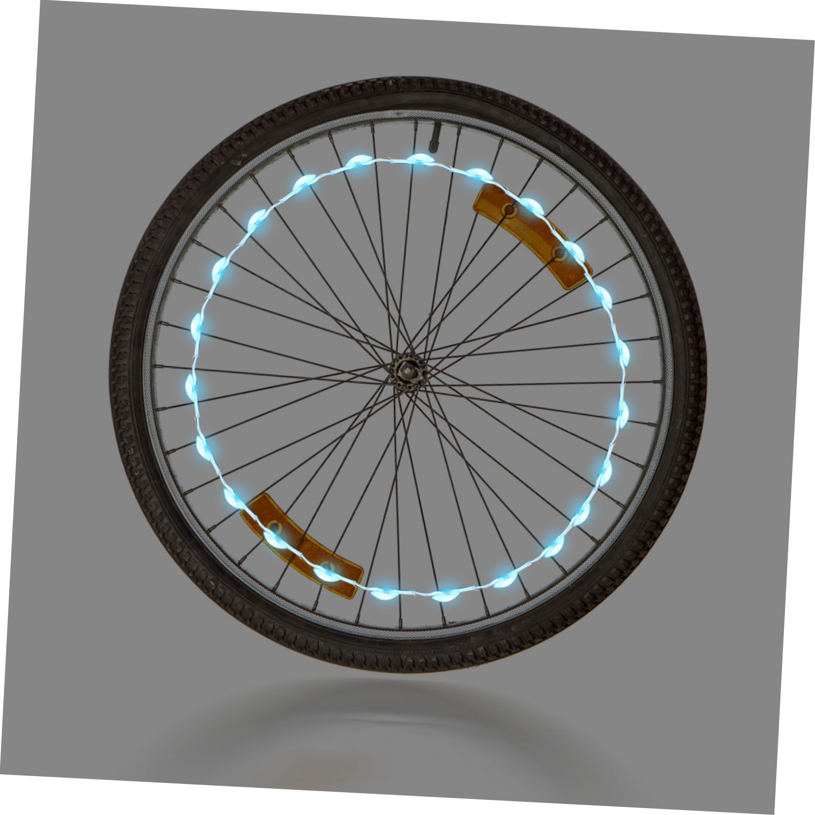 HANABASS Decorative per Ruote Bici LED Impermeabili e Ricaricabili USB Illuminazione Notturna per Biciclette per Festival