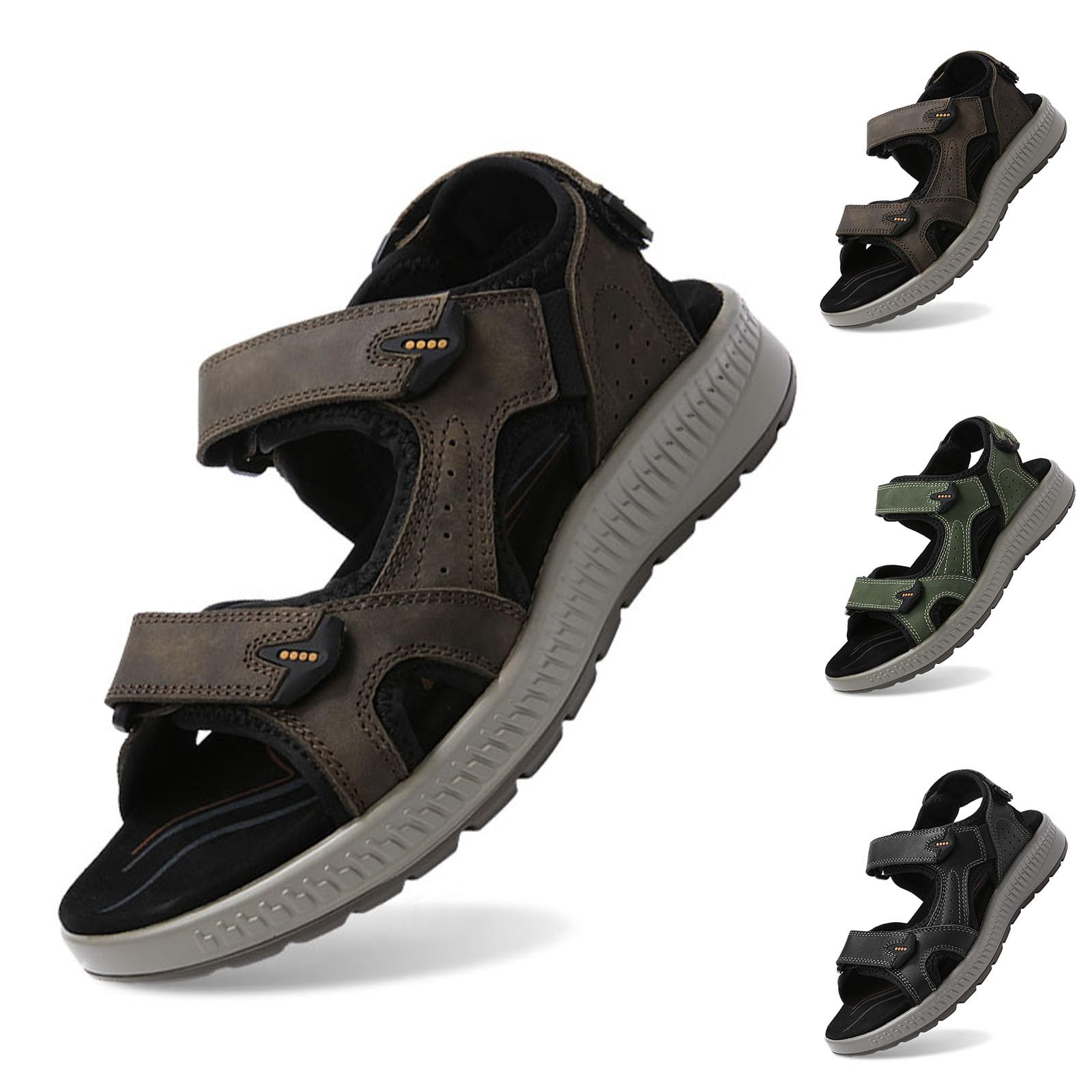 Sandali estivi da donna, antiscivolo, ortopedici, leggeri, morbidi, con suola in gomma, sandali sportivi, scarpe estive, pantofole per attività all'aria aperta, sandali sportivi