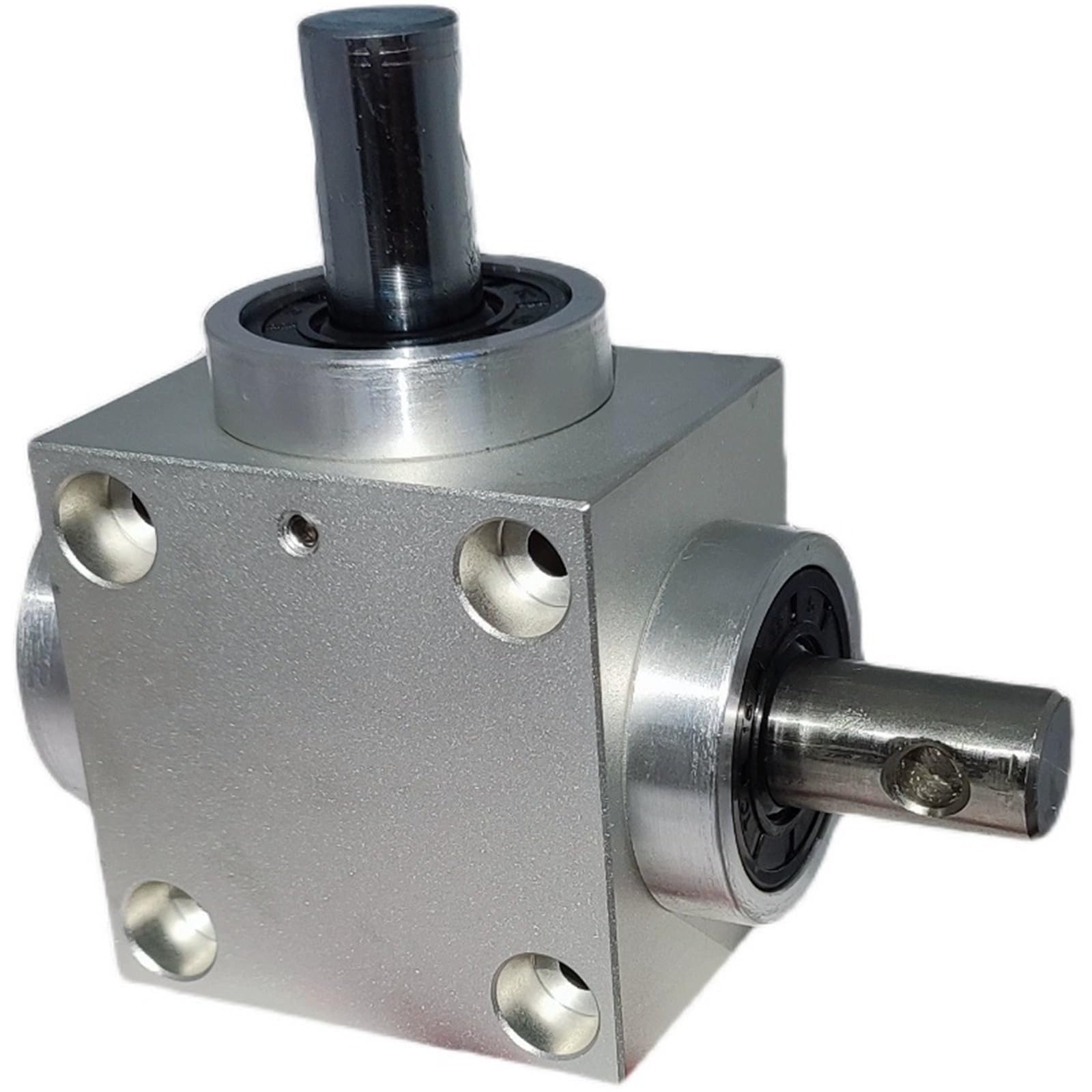 Angle Steering Horizontal 90 Degree Steering Gearbox 15mm Shaft Reversing Commutator 1 to 1 Bevel Gear Corner Device Waterproof Driving Change