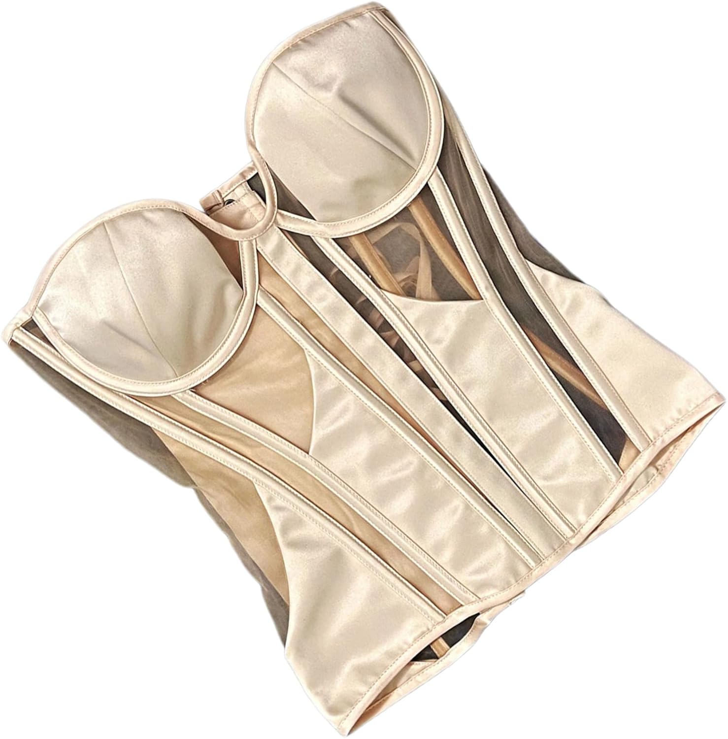 Lady Bustier Lingerie Corset Shapewear Top For Women Waist Cincher Supportive Waistband