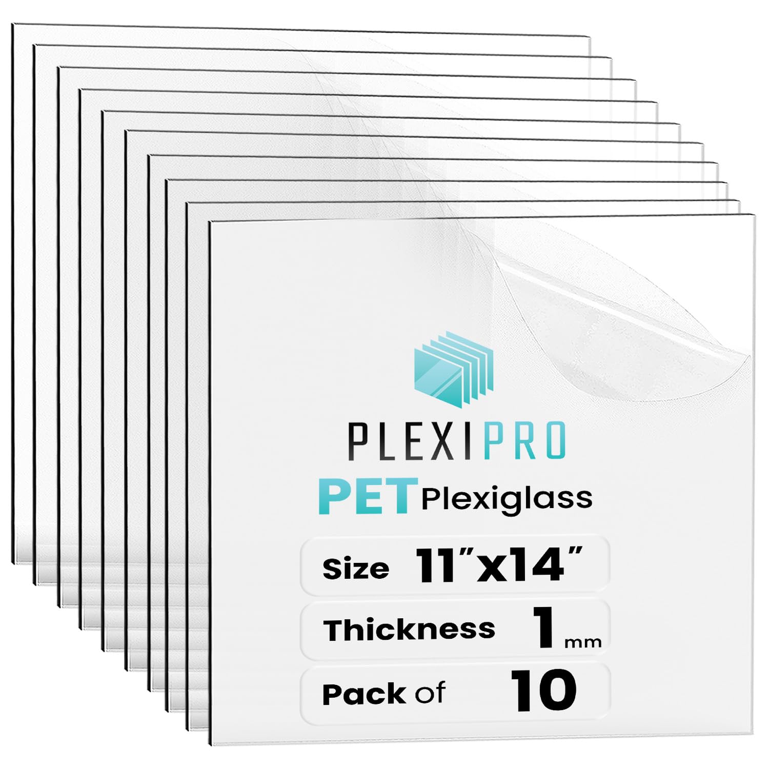 Flexible PET Plexiglass Sheets - 10 Pack -11