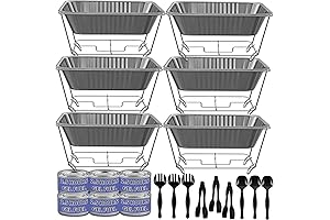 Chafing Dish Buffet Set - Half Size, Disposable