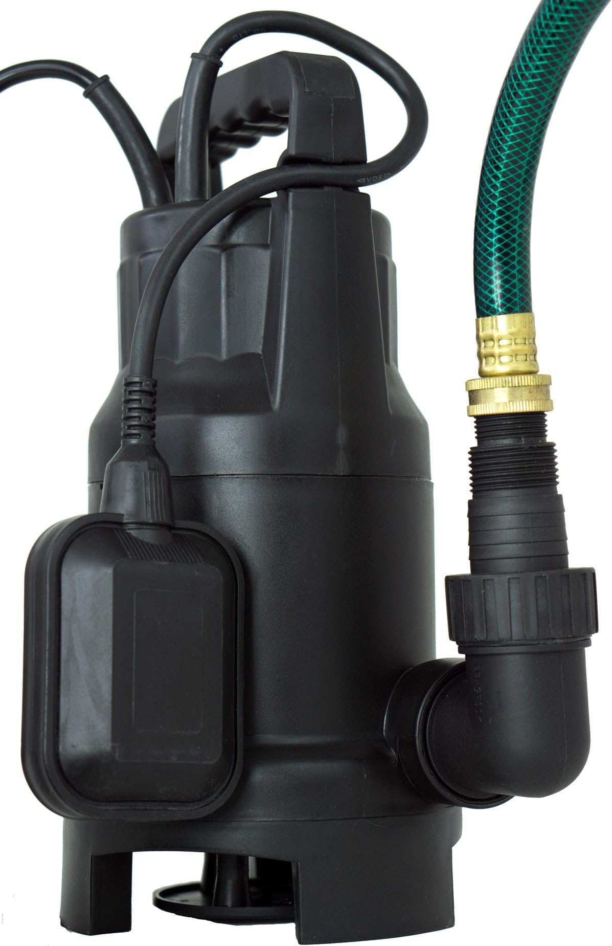 HydraPump Submersible - 120-volt ¾ HP 3000 GPH Clean/Dirty Submersible Water Pump includes Float Switch for automatic operation with adaptable hose connections