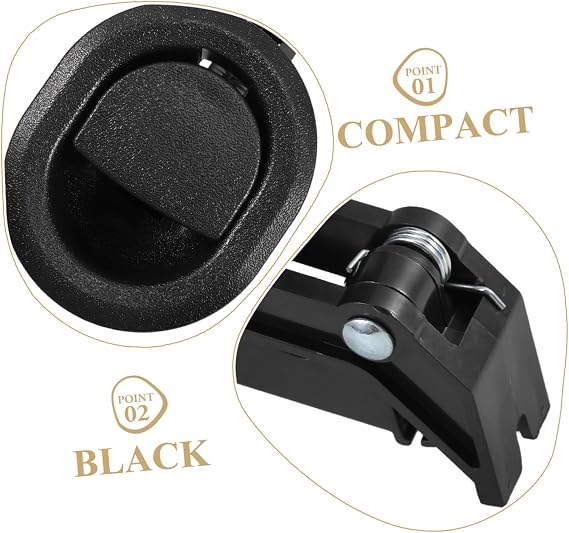 Recliner Replacement Handle for Recliner Black Plastic