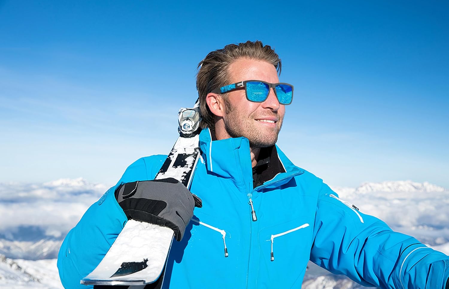 Polarized Sports Sunglasses for Man Cycling Running Fishing Golf Fashion Sun glasses Women HD6009 - Image 2