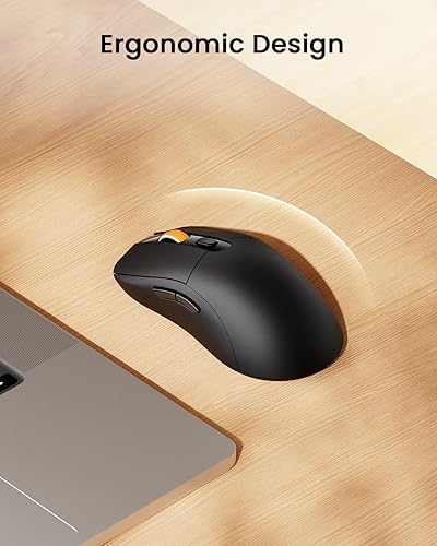 Miniatura 6 de ProtoArc Ratón inalámbrico Bluetooth, ratón USB C, EM15 recargable compacto portátil tipo C ratón inalámbrico para laptop, tableta, PC, Windows, Mac