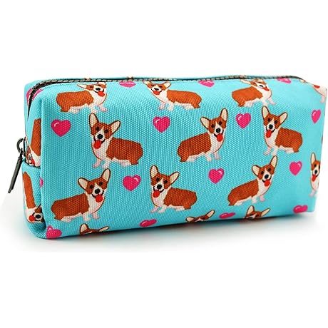 LParkin Kawaii Corgi Dogs Pencil Case