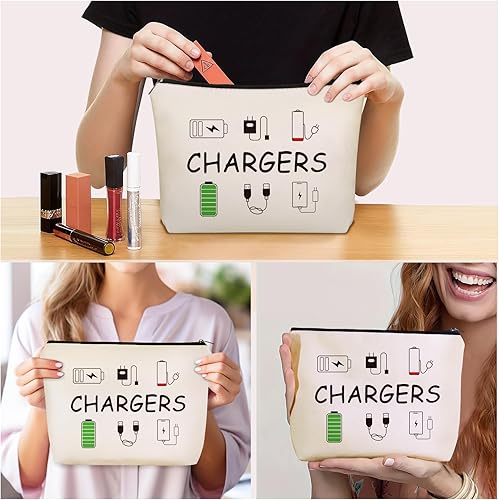 Miniatura 3 de Bolsa de maquillaje para regalos, Blanco apagado