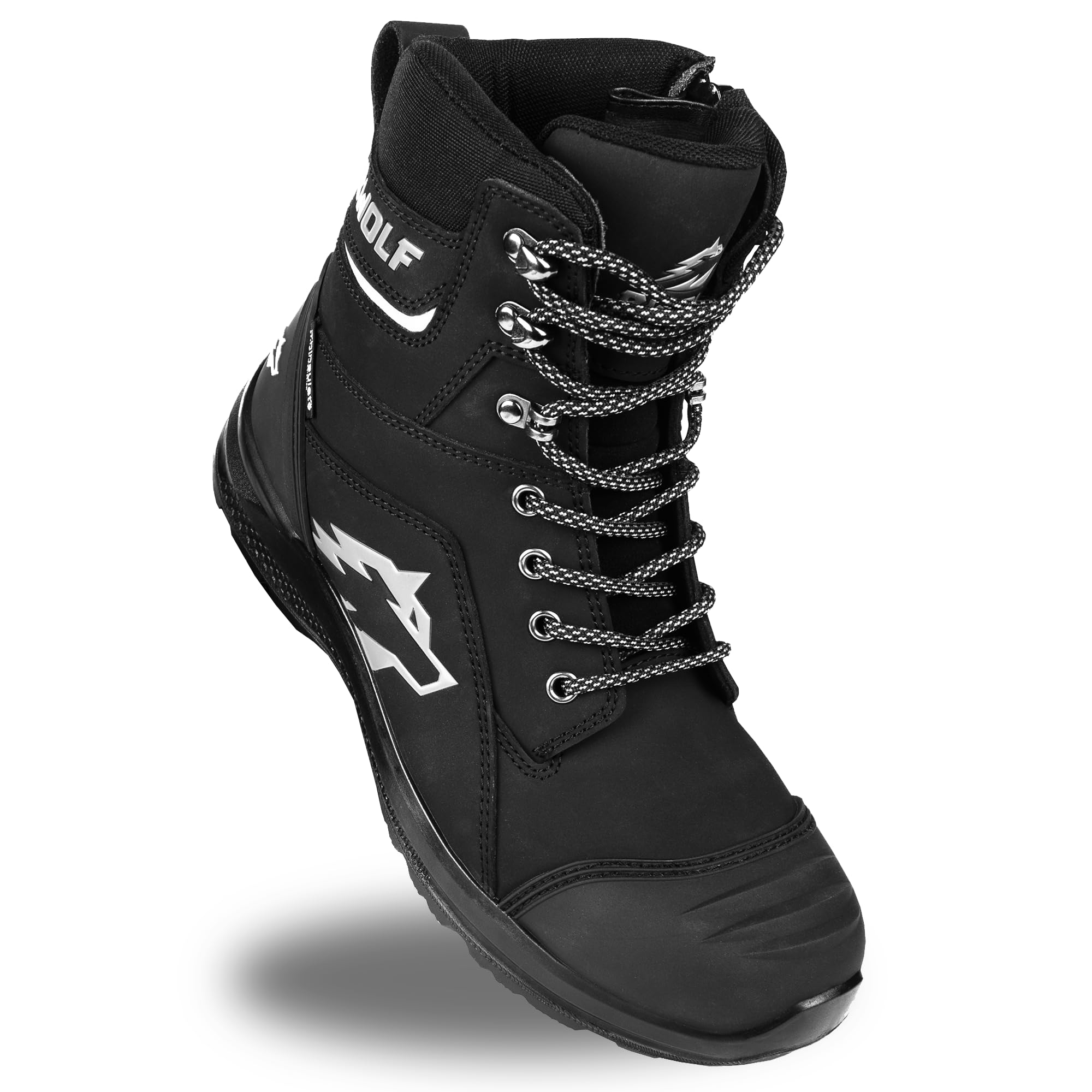 BWOLF Fantom Hi S7L - Botas de seguridad impermeables para hombre con entresuela de Kevlar, puntera compuesta