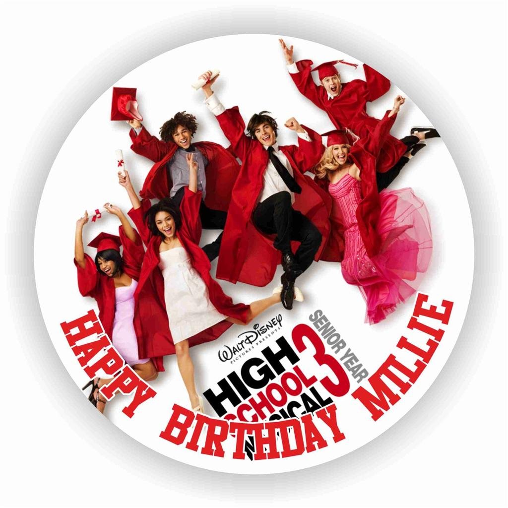 Birthday Bazaar High School Musical Cake Topper : 7.5" Icing