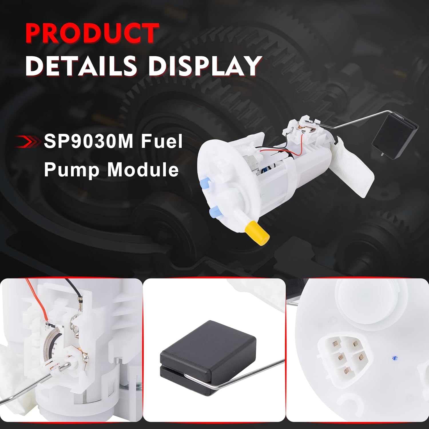 Fuel Pump Module SP9030M Compatible with Toyota Echo 2001-2005, for Scion xA xB 2004-2005 L4 1.5L Fuel Pump Assembly w/Sending Unit Replace 23221-21060 9015950343 E9363M P77369M