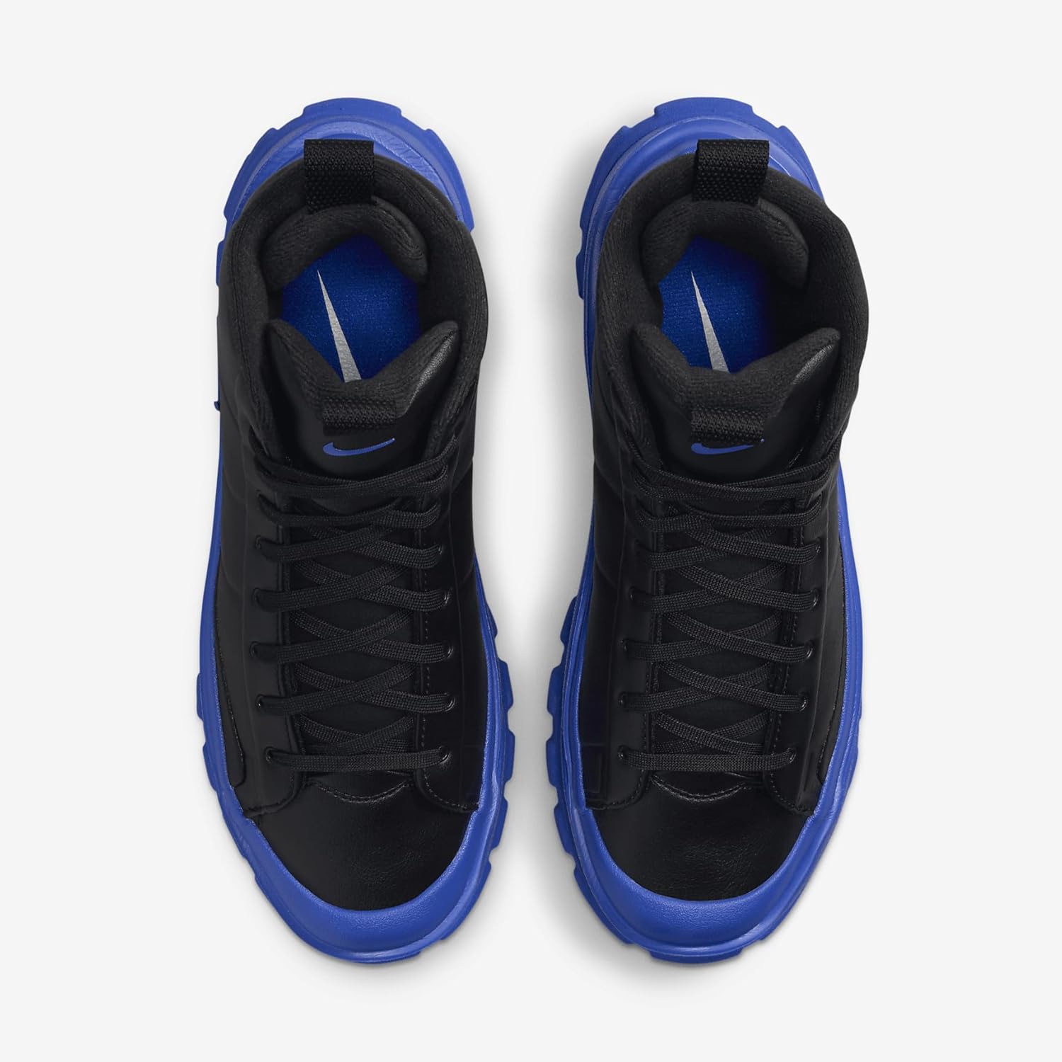 Nike Blazer Roam Mid Women's Winterized Shoes (FQ9065-001, Black/Racer Blue) Size 6.5