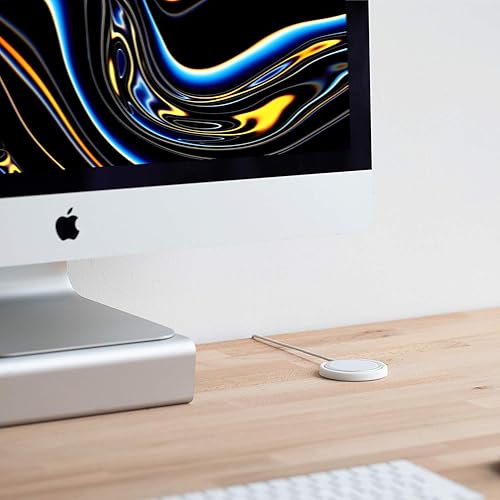 Miniatura 3 de Elevation Lab MagBase - Soporte para cargador MagMagSafe, primero en su tipo, tira hacia arriba para seguir cargando o deslizar para desacoplar,