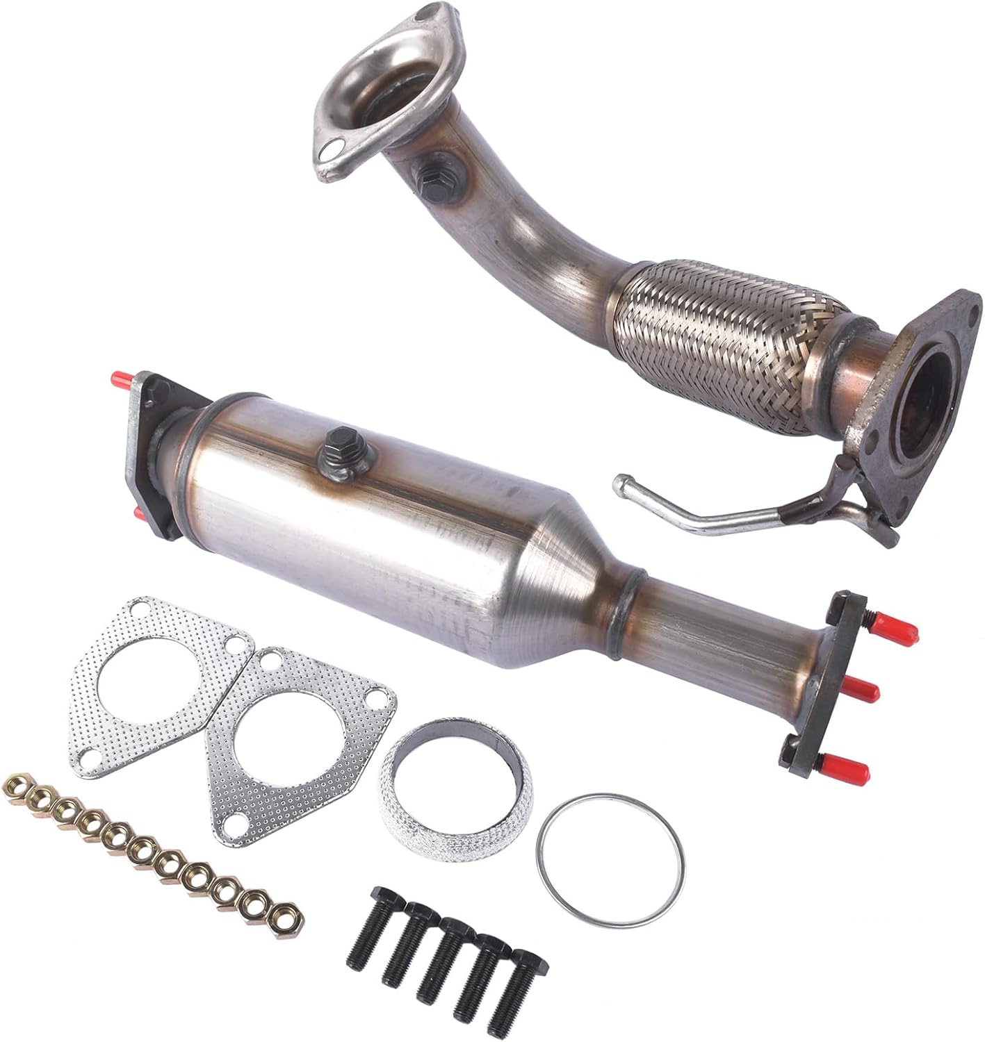 Front Flex Pipe & Catalytic Converter 16299 52349 Replacement for Honda Accord 2.4L 2003 2004 2005 2006 2007 AKWH
