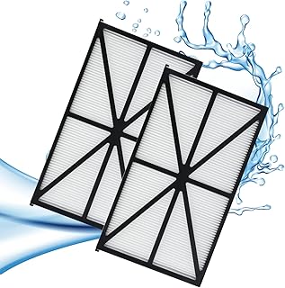 2pcs Pool Cleaner Filter Cartridge, Cartridge Filter Panels Pool Cleaner Filters Compatible with RCX70101 PAK2 Hayward Tiger Shark Aqua Vac Pool Cleaner Robot Filters