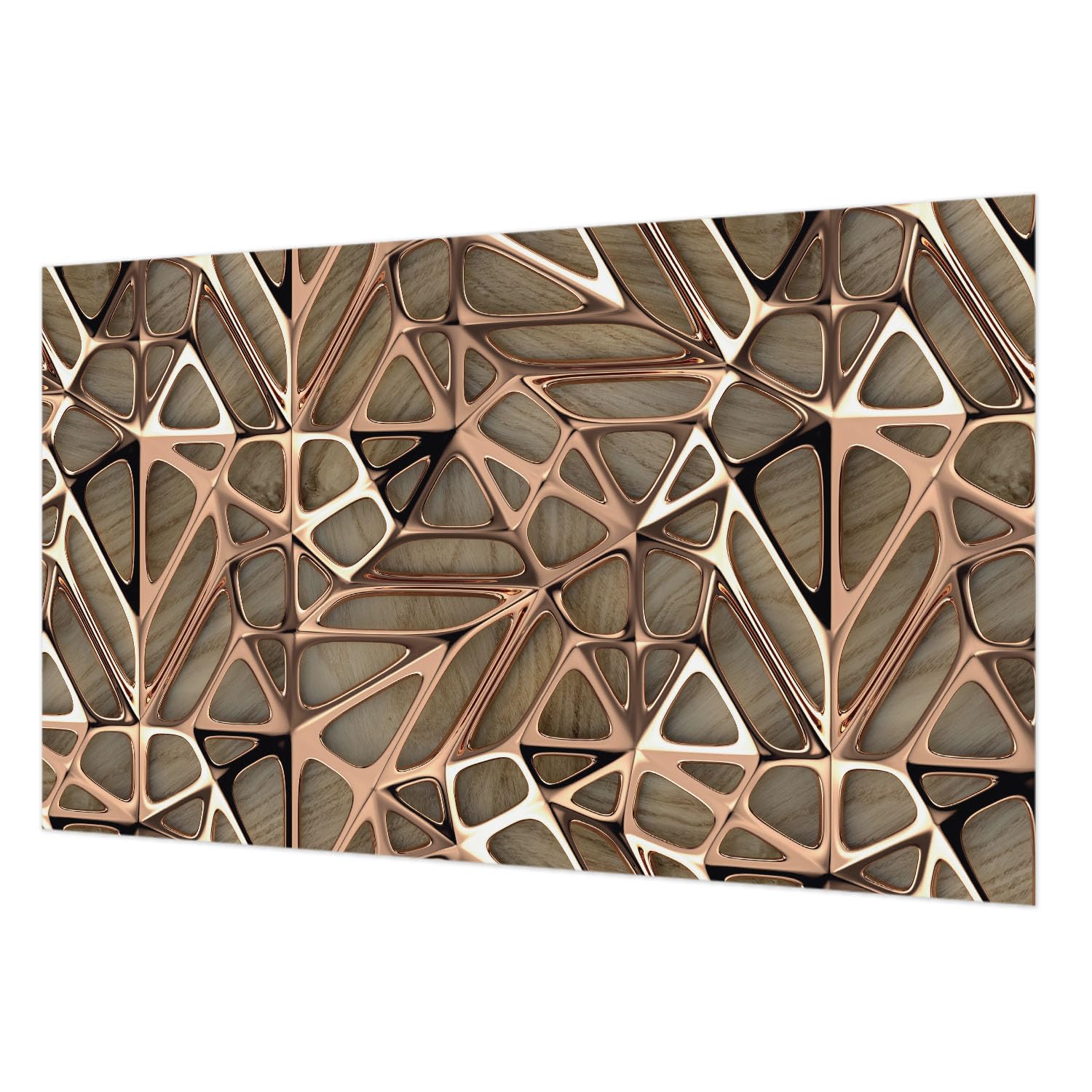 Papier peint salon moderne Tulup grand format motif géométrique