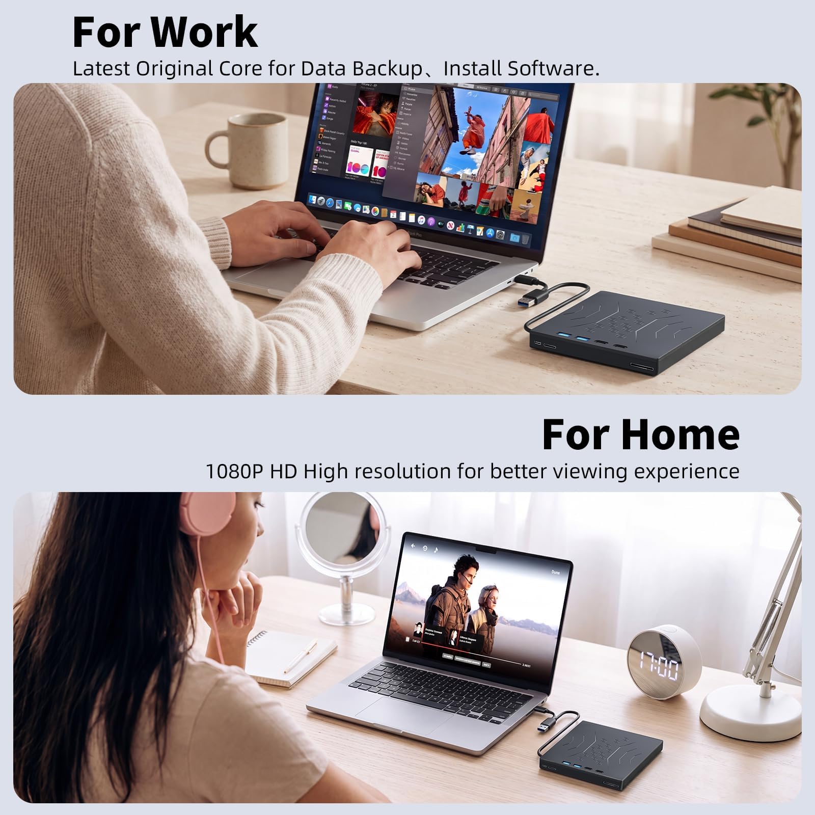Wbacon External Blu-Ray Drive - Burn Blu-rays! -7