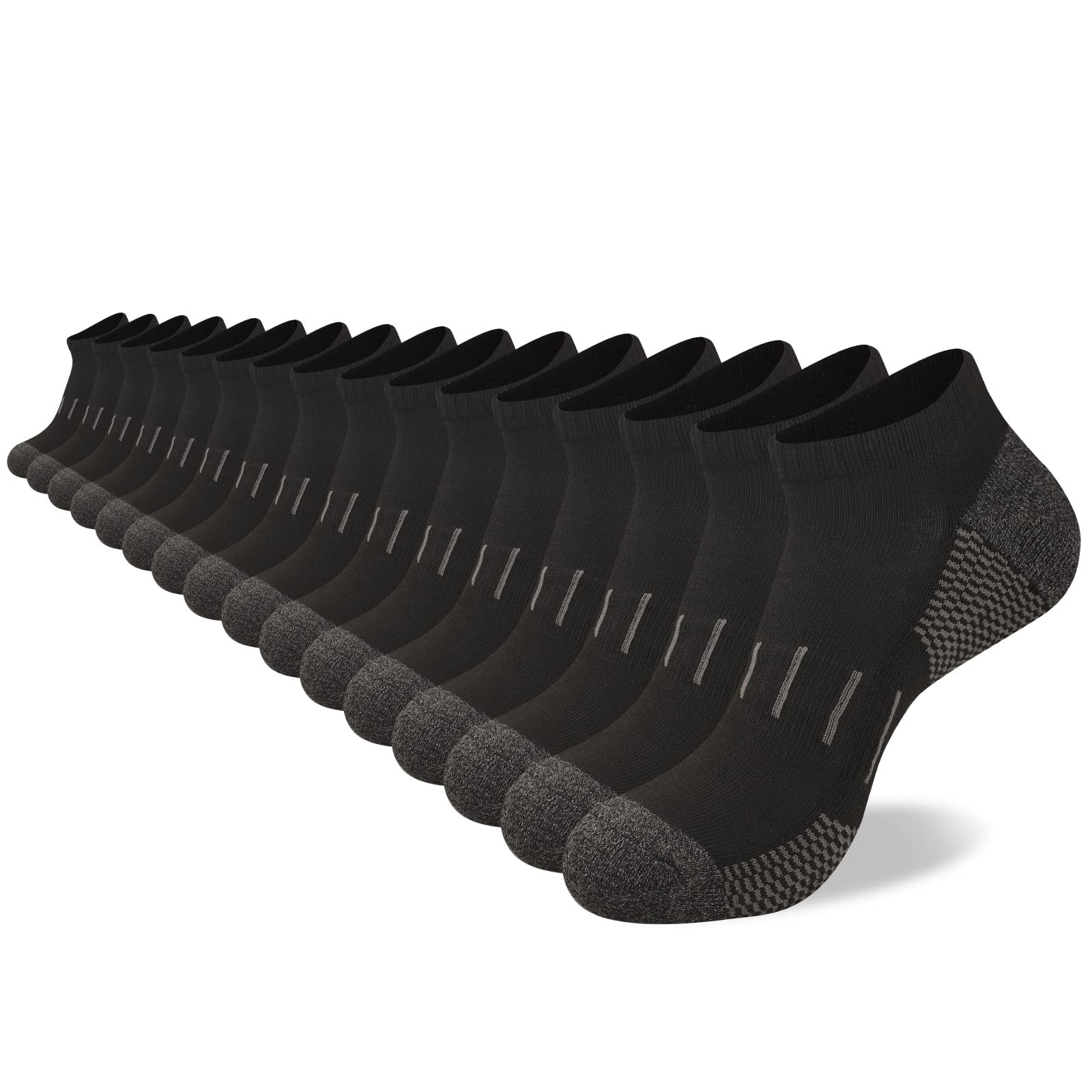 Heatuff 8 Pairs Men's Athletic Ankle Socks