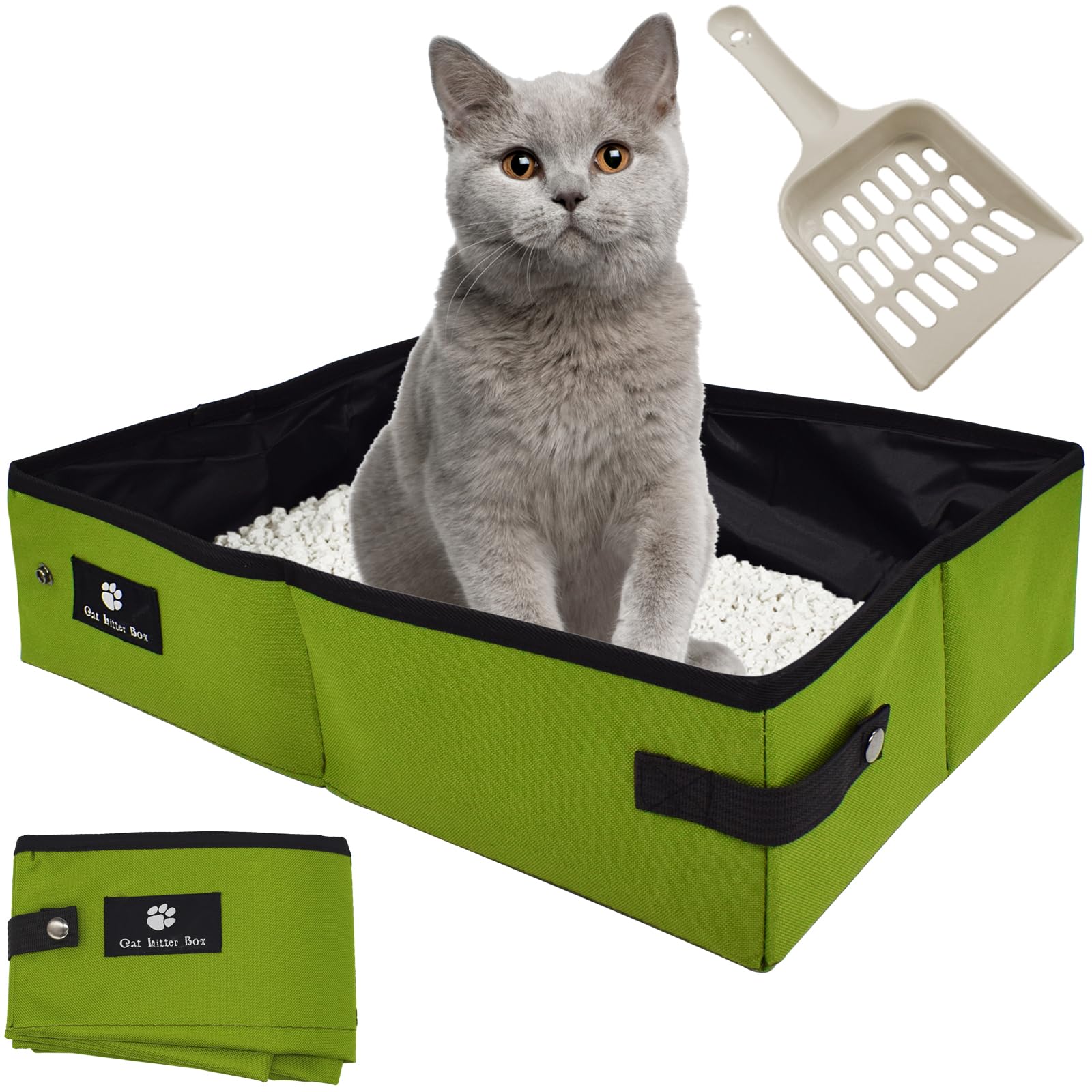 荷物が少し乗せれるトイレ付き猫ハウスが五つ