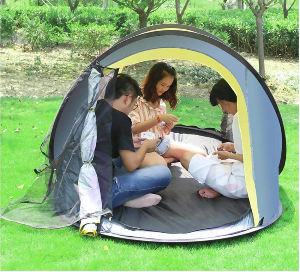 Amazon | テント ワンタッチテント ビーチテント UVカット3~4人用 簡単