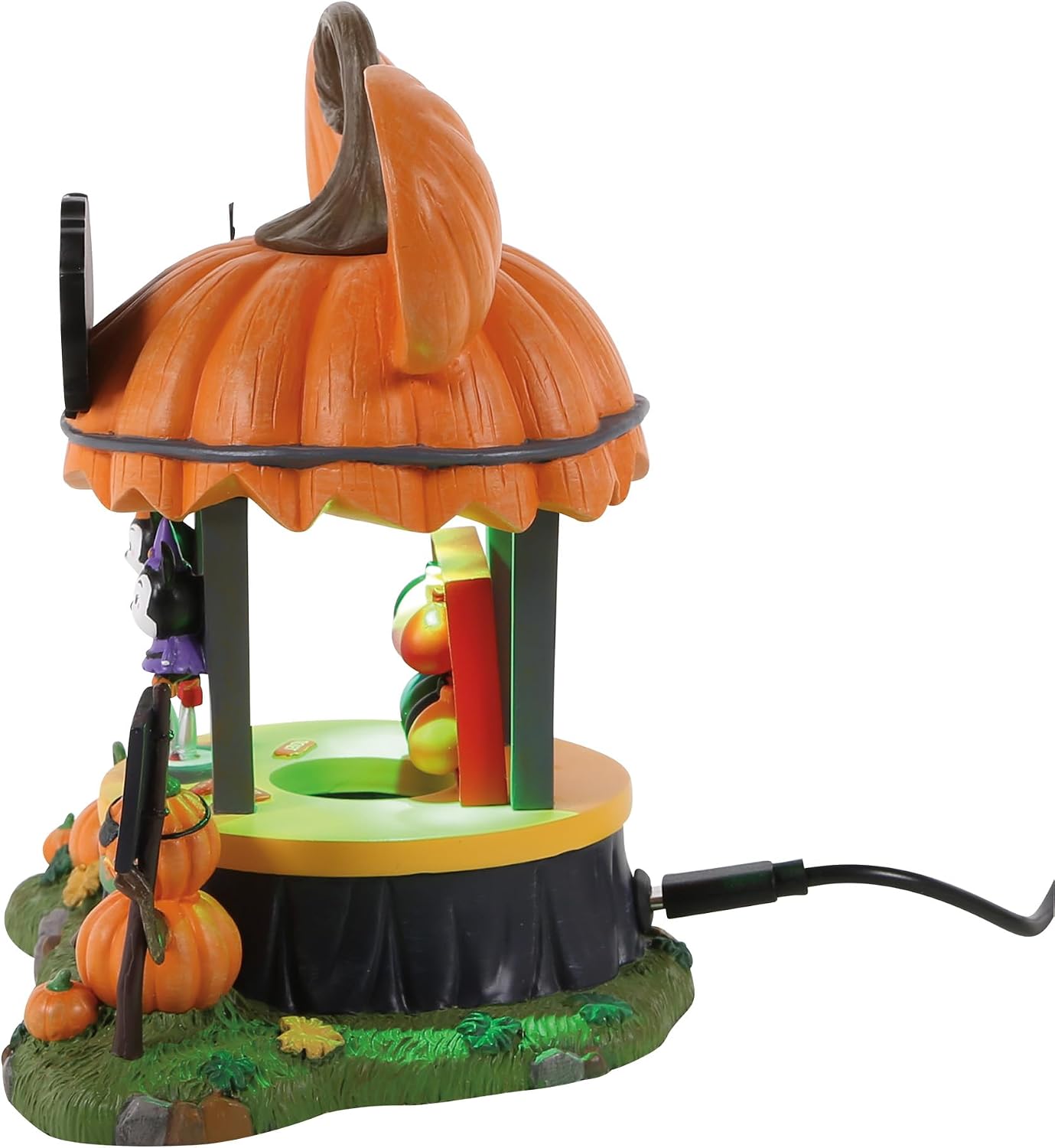 Department 56 Disney Village Mickey Balloon Darts Game Stand Light Up Building, 6.1 Inch, Multicolor