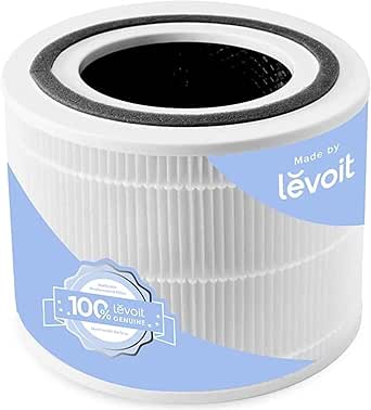 LEVOIT Genuine Core 300-P Replacement Filter, Core 300-RF Air Purifier Core300S Filters, Supports HEPA Sleep Mode, High-Efficiency Activated Carbon for Removal of Smoke, Odor, Allergens, Pollen,1 Pack